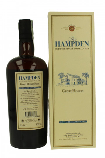 HAMPDEN GREAT HOUSE DISTILLERY 2022 70cl 55% - Velier