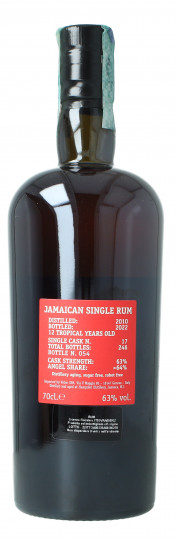 Hampden Jamaica Rum 12 Years Old 2010 2022 70cl 63% Velier - SINGLE CASK C<>H