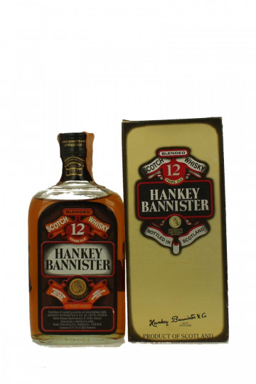 HANKEY BANNISTER   Blended  Scotch  Whisky 12 Years Old - Bot.70's 75cl 43%