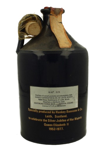 HANKEY BANNISTER Silver Jubilee 18yo Bot.1977 75cl 43% - Blended