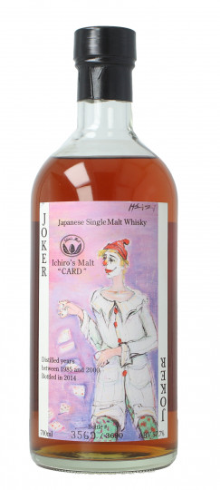 Hanyu  Ichiro's Joker Japanese malt Whisky 1985 and 2000 2014 70cl 57.7% OB  -Very rare