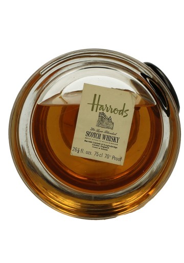 Harrods De Luxe Blended Scotch Whisky bot 60/70's 26 2/3 Fl. Ozs 70 proof