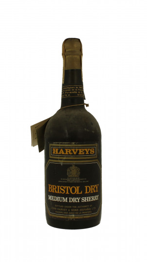 Harveys Dry  sherry Wine Bot 60/70's 75cl