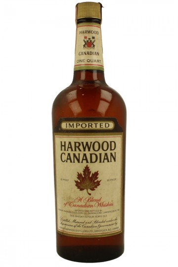 Harwood Canadian Whisky bot 60/70's 75cl 80 US-Proof
