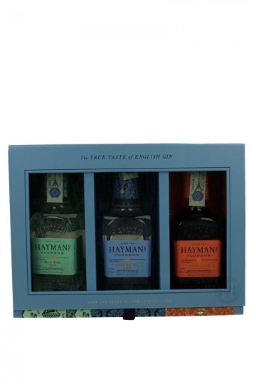 HAYMAN'S Gin 3x20cl 43% GIFT  BOX 3 miniBOTTLES - Gin