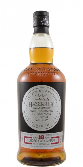 HAZELBURN 13 years old 2007 2020 70cl 50.3% OB-Limited edition Oloroso Cask Matured