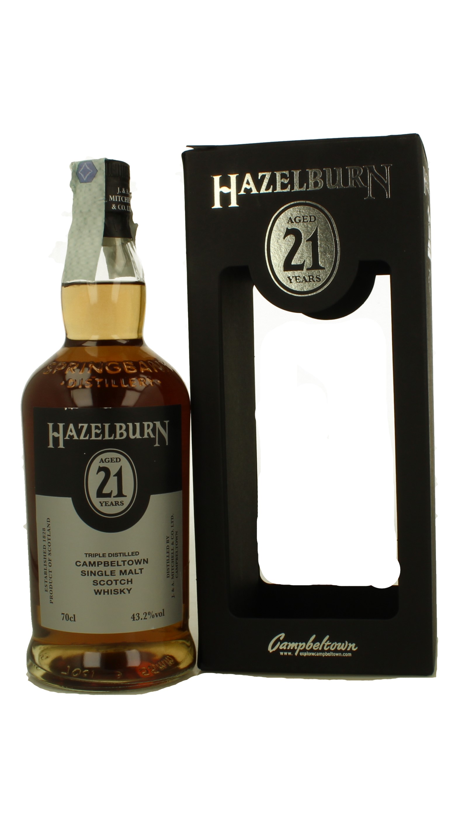 HAZELBURN 21 years old bottled 2023 70cl 43.2% OB- - Products