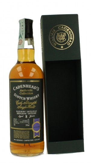 HAZELBURN 8 years old 2007 2016 70cl 54% Cadenhead's - Authentic Collection