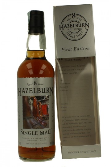 HAZELBURN 8 years old 70cl 46% OB - First Edition 'Stills'