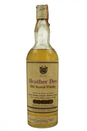 HEATHER DEW bot 60/70's 75cl 40% Mitchell Brothers Ltd Coleburn-glenlivet-longmorn Distilleries