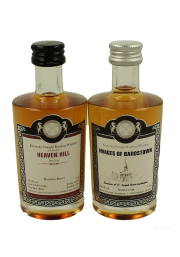 HEAVEN HILL- IMAGE OF BARDTOWN  miniature 2x 5cl  Malts of Scotland Cask 15042