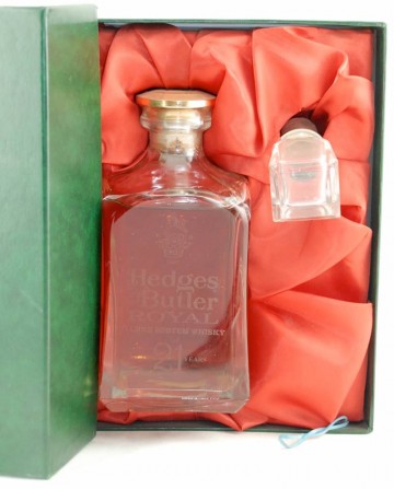 HEDGES BUTLER 21 YO 70 CL 40% ROYAL
