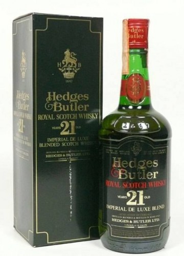 HEDGES & BUTLER BLENDED 21 YO IMPERIAL DE LUXE 75 CL 40%