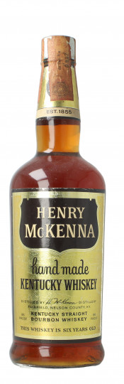 Henry Mc Kenna  Kentucky Straight Bourbon  Whiskey 6 year old - Bot.60's or early 70's 75cl 86 US-Proof Old Rip Van Winkle distillery