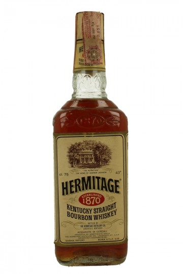Hermitage Kentucky Straight Bourbon Whiskey Bot.60/70's 75cl 43%