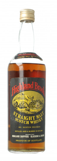 Highland Brook Straight malt Scotch Whisky  - Bot.60's or early 70's 75cl 40%