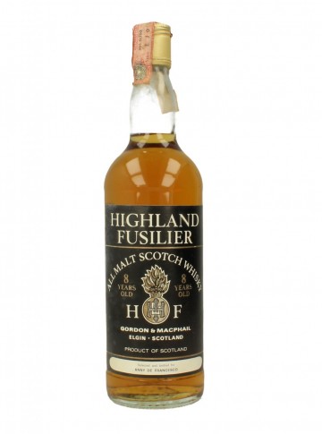 HIGHLAND FUSILIER 8yo Bot.80's 75cl 40% Gordon MacPhail  - for Anny de Francesco