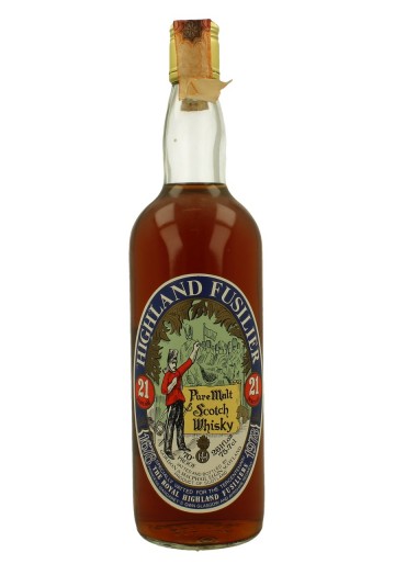 HIGHLAND FUSILIER Full Set 21yo Bot. 70/80's 4x 75cl 40% G&M