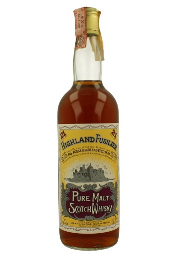 HIGHLAND FUSILIER Full Set 21yo Bot. 70/80's 4x 75cl 40% G&M