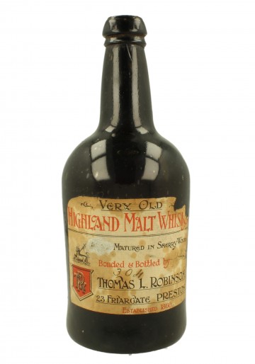 HIGHLAND MALT WHISKY Bot.around 1900 75cl Thomas Robinson