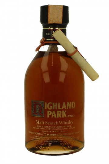 HIGHLAND PARK 12 Years Old Bot.70/80's 75cl 43% OB