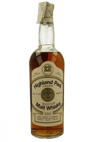 HIGHLAND PARK 12yo Bot.1973 75cl 43% OB - James Grant