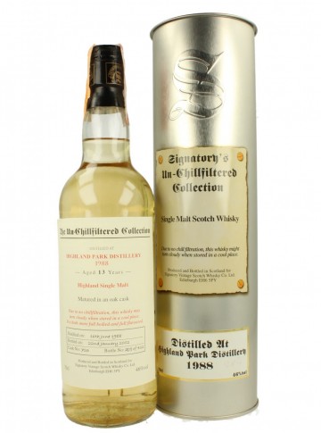 HIGHLAND PARK  13yo 1988 2002 70cl 46% Signatory  - #726