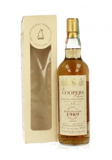 HIGHLAND PARK  13yo 1989 2002 70cl   43% The Vintage Malt Whisky - Cooper Choice