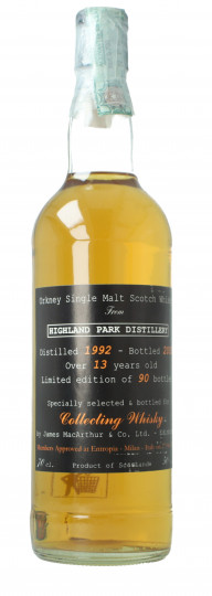 HIGHLAND PARK 13yo 1992 2005 70cl 50% James MacArthur - Collecting Whisky