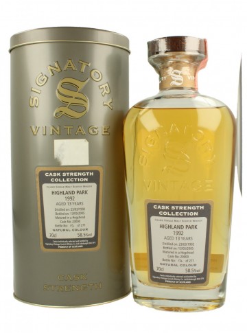 HIGHLAND PARK  13yo 1992 2005 70cl 58.5% Signatory  - #20000