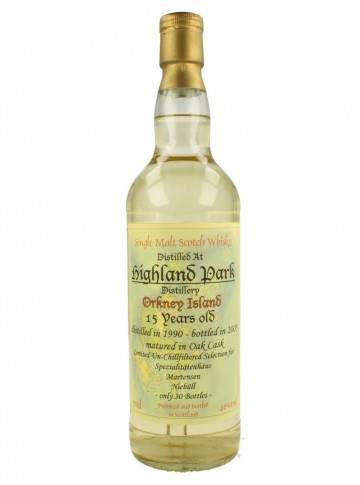 HIGHLAND PARK  15yo 1990 2005 70cl  46% Spezialitenhaus Martensen