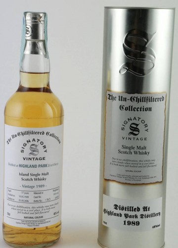 HIGHLAND PARK 17yo 1989 2006 70cl 46% Signatory