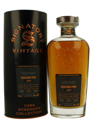 HIGHLAND PARK 26yo Dist.03/12/1990 Bott.28/08/2017 70cl 45% Signatory Cask strenght selection