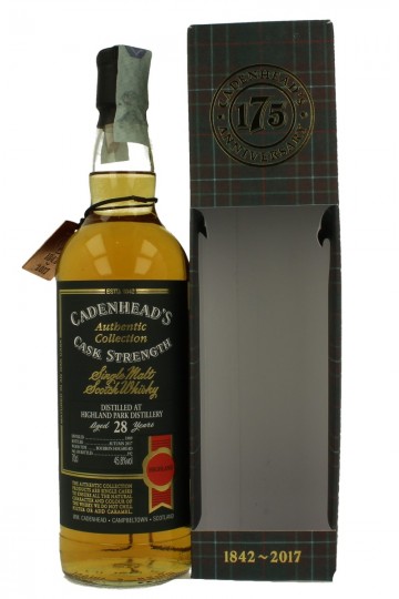 HIGHLAND PARK 28 Years Old 1989 2017 70cl 45.8% Cadenhead's -Authentic Collection