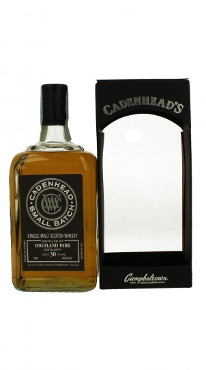 HIGHLAND PARK 30 Years Old 1986 2016 70cl 46.5% Cadenhead's - Small Batch