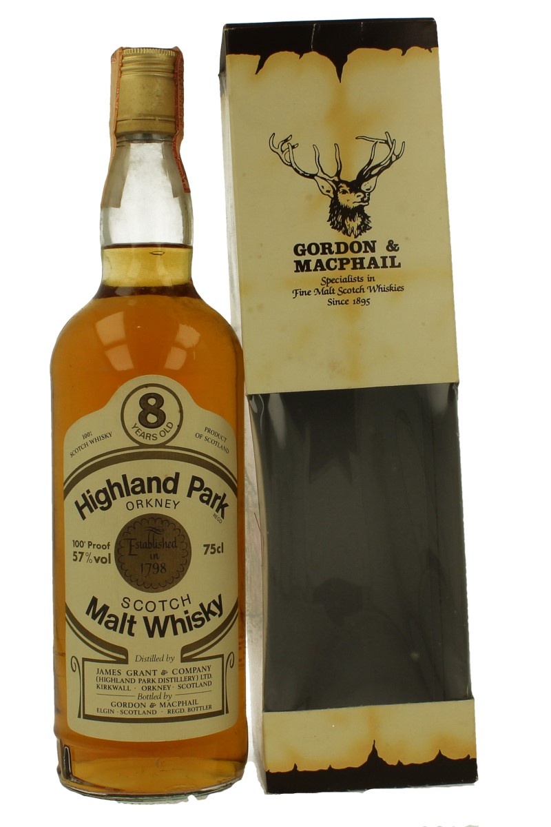 HIGHLAND PARK 8 years old - Bot.70-80's 75cl 100 proof