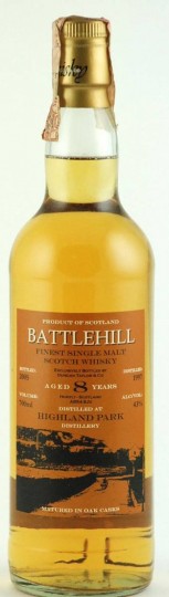 HIGHLAND PARK  8yo 1997 2005 70cl 43% Duncan Taylor - Battlehill