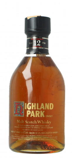 Highland Park Island   Scotch Whisky 12 year old - Bot.70's-80's 75cl 43% OB-  Dumpy