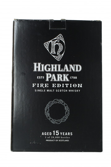 Highland Park Island   Scotch Whisky 15 year old 70cl 45.2% Fire editon
