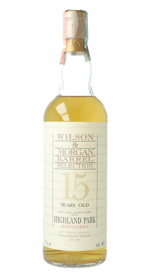 Highland Park Island   Scotch Whisky 15 years old Bot.1992 70cl 46% Wilson & Morgan  - First edition