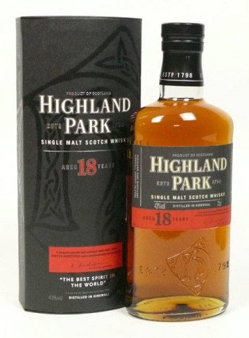 Highland Park Island   Scotch Whisky 18 Year old 70cl 43%