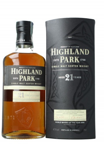 Highland Park Island   Scotch Whisky 21 year old 70cl 47.5% OB-