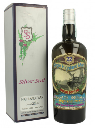 Highland Park Island   Scotch Whisky 22 year old 1988 2011 70cl 53.4% Silver Seal  -single cask 277 bts