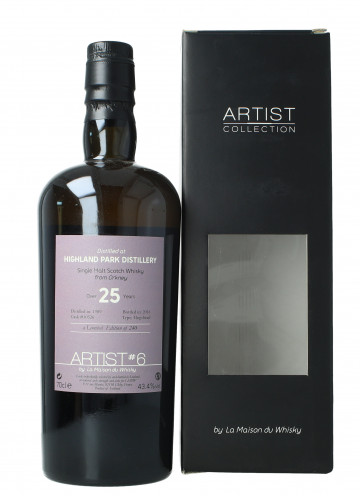 Highland Park Island   Scotch Whisky 25 Years old 1989 2016 70cl 43.4% LMDW Artist cask 10526