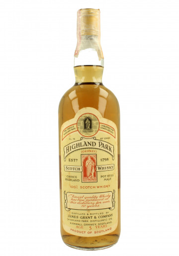 HIGHLAND PARK Island Scotch Whisky St.Magnus 5 Year Old Bot.60/70's 75cl 43% OB - James Grant