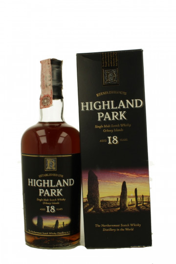 Highland Park Scotch Whisky 18 Years Old Bot in The 90's early 2000 70cl 43% OB  -