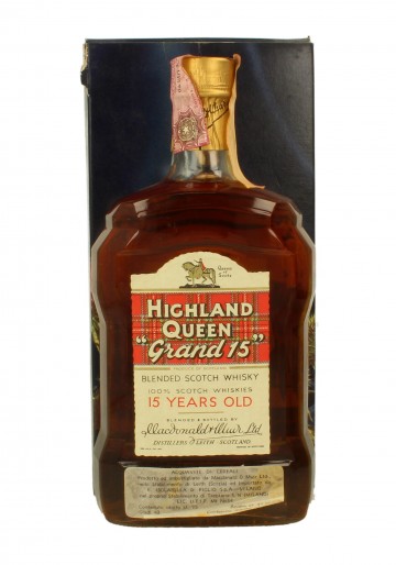 HIGHLAND QUEEN "Grand" 15yo Bot.70's 75cl 43% - Blended