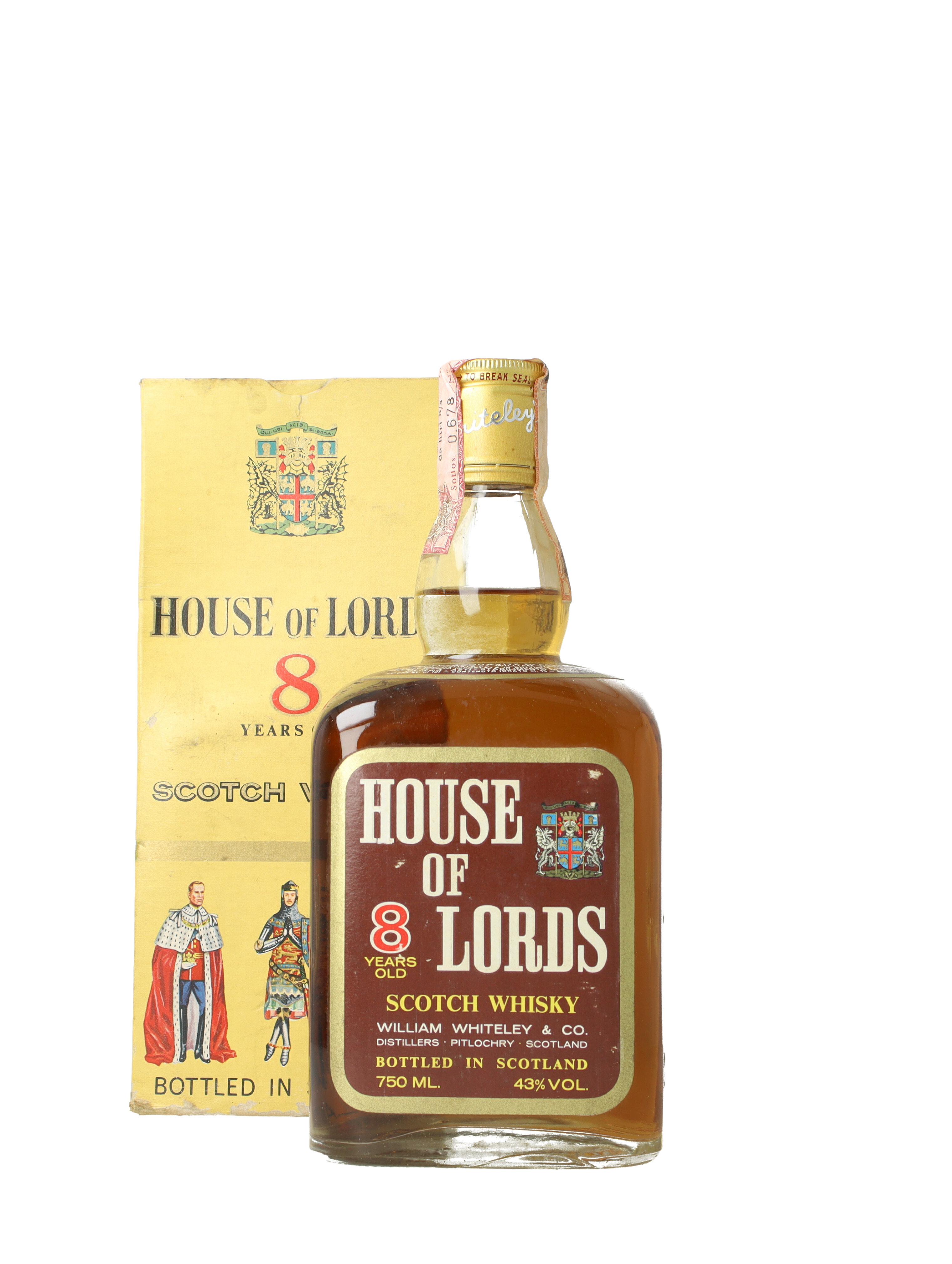 House of Lord Blended Scotch Whisky 8 Year old - Bot.60's or 70's