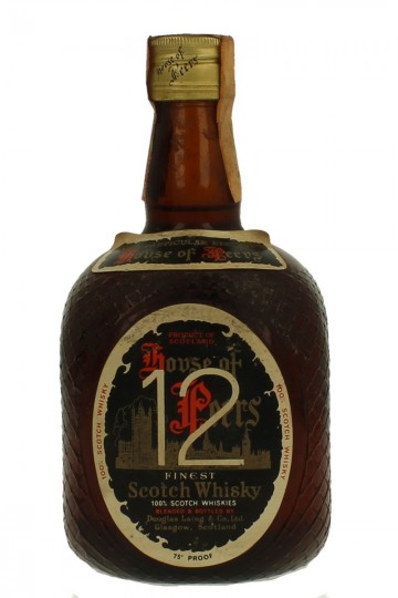 HOUSE OF PEERS 12 years old BOTTLED IN THE 60/70'S 75 CL 75 PROOF DOUGLAS LAING