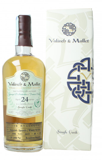 IMPERIAL Single Highland malt Scotch Whisky 24 year old 1995 2019 70cl 42% Valinch & Mallet
